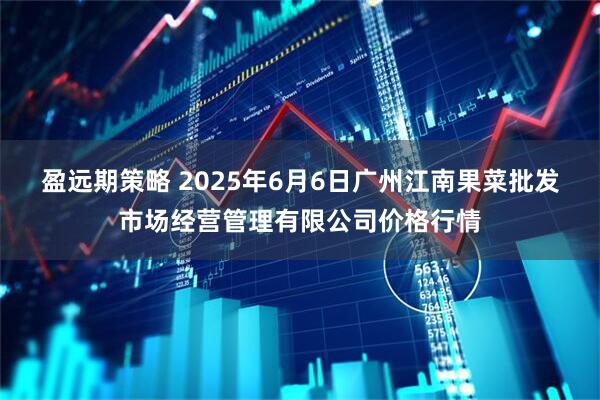 盈远期策略 2025年6月6日广州江南果菜批发市场经营管理有限公司价格行情