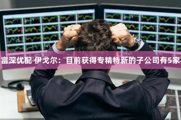 富深优配 伊戈尔：目前获得专精特新的子公司有5家